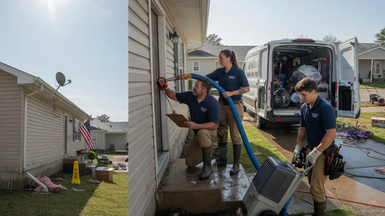 Ceiling Water Damage Restoration in Henrico, NC near me